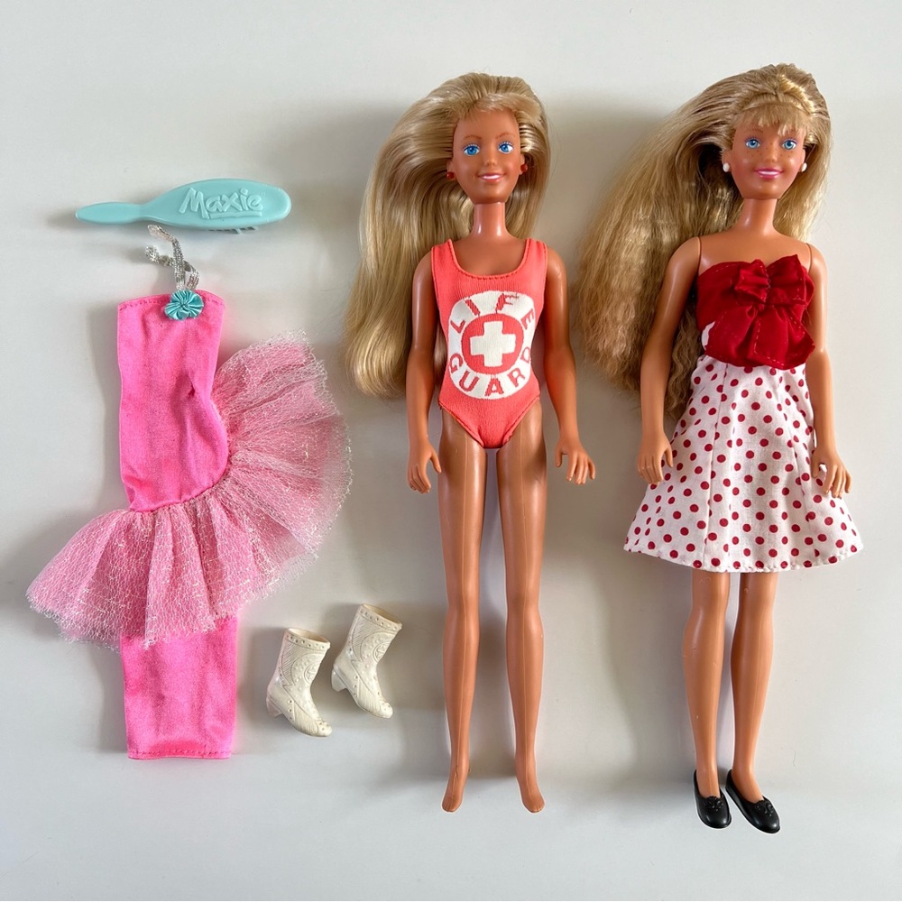 Vintage 80s Hasbro Maxie doll lot